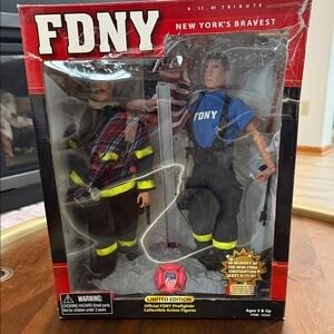 LIMITED ADDITION 🔥FDNY – New York’s Bravest - 9.11.01 Tribute action figures